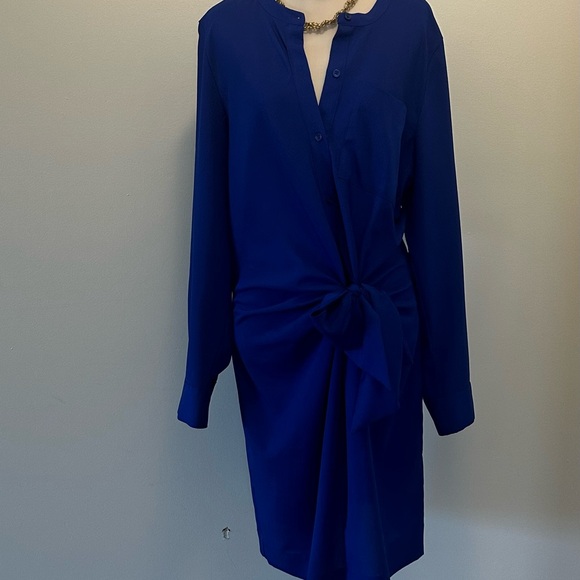 Royal Blue DKYN knee length dress - Picture 2 of 11